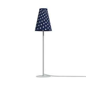 Nowodvorski Lighting Stolní lampa Trifle, modrá/bílá s puntíky
