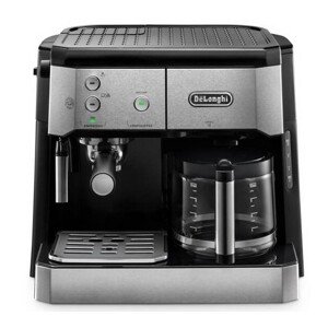 DeLonghi Pákový kávovar s překapávačem De'Longhi BCO421.S / 1750 W / 1,2 l / 15 bar / černá/stříbrná