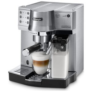 Pákový kávovar Espresso DeLonghi EC 860.M / 1 l / 15 bar / stříbrná