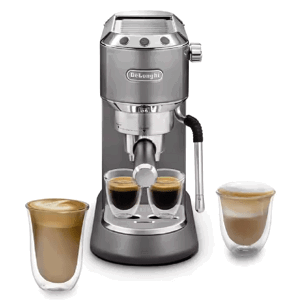 DeLonghi Pákový kávovar Espresso De'Longhi Dedica Arte EC885.GY / 1300 W / 1,1 l / 15 bar / šedá