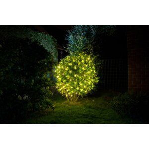 Světelná LED síť Light Creations / 60 LED / 1,2 x 1,2 m / venkovní / teplá bílá