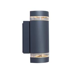 Venkovní nástěnné svítidlo Lutec Focus / 35 W / 24,5 x 12 x 11,5 cm / IP44 / antracit