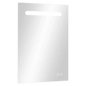 German Nástěnné zrcadlo s LED osvětlením / 60 x 80 cm / 5700 K / 357 lm / dotykové ovládání / USB konektory