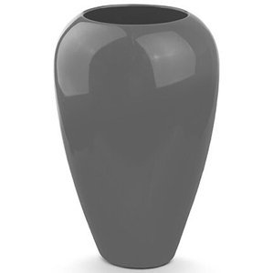 German LARIX Keramická váza / 25 cm / šedá