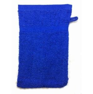 German EmaHome - Koupací froté žínka 15x21 cm bavlna / tmavě modrá