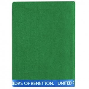 Plážová osuška United Colors of Benetton / 90 x 160 cm / 100% bavlna Velur / zelená