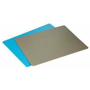 Krájecí prkénka Bergner Flexy / polypropylen / 28 x 36 x 0,1 cm / 2 ks / modrá / šedá