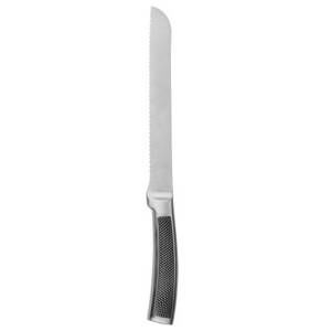 Nůž na chleba Bergner Harley / 20 cm / nerezová ocel / stříbrná / černá