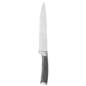 Filetovací nůž Bergner / 20 cm / nerezová ocel / stříbrná / černá