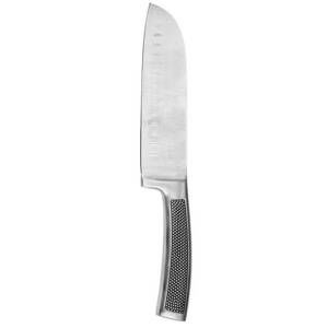 Kuchyňský nůž Bergner Harley Santoku / 17,5 cm / nerezová ocel / stříbrná / černá