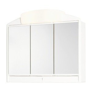 Zrcadlová skříňka Jokey Rano s osvětlením / 3křídlá / 59 x 51 cm / bílá