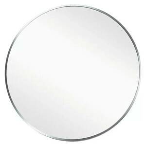 Kulaté zrcadlo na stěnu Levi Ø 80 cm / stříbrná