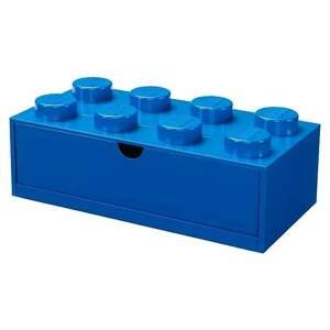 Úložný šuplíkový box Lego / 31,6 x 18 x 11,3 cm / modrá