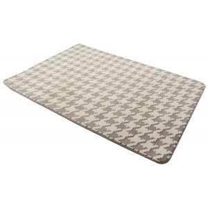 Tutumi Plyšový koberec 3D 120 x 170 cm - Béžová