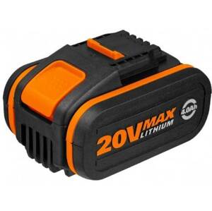 Akumulátor Worx PowerShare WA3553 / 20 V / 4 Ah / černá / oranžová