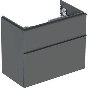 Geberit iCon - Umyvadlová skříňka, 74x62x42 cm, 2 zásuvky, lávová 502.308.JK.1