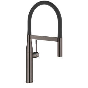 Grohe Essence - Dřezová baterie s flexibilním ramenem s přepínačem, Hard Graphite 30294A00