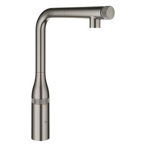 Grohe Essence SmartControl - Dřezová baterie s výsuvnou koncovkou, SmartControl, kartáčovaný Hard Graphite 31615AL0