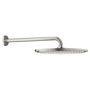 Grohe Rainshower - Hlavová sprcha Cosmopolitan 310 s ramenem 380 mm, 1 proud, supersteel 26066DC0