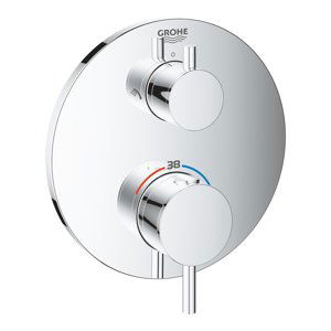 Grohe Atrio - Termostatická baterie pod omítku pro 2 spotřebiče, chrom 24135003