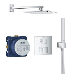 Grohe Grohtherm Cube - Sprchový set Rainshower Allure 230 s termostatem pod omítku, 1 proud, chrom 34741000