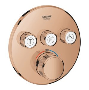 Grohe Grohtherm SmartControl - Termostatická sprchová podomítková baterie, 3 ventily, Warm Sunset 29121DA0