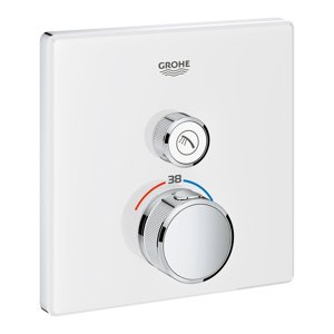 Grohe Grohtherm SmartControl - Termostatická sprchová baterie pod omítku s 1 ventilem, měsíční bílá 29153LS0