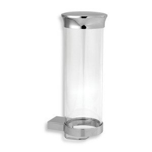 Novaservis - Zásobník na kosmetické tampony sklo Metalia 9 chrom 0972,0