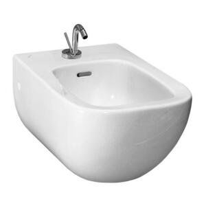 Laufen Palomba Collection - Závěsný bidet, s 1 otvorem pro baterii, boční přívod vody, bílá H8308010003041