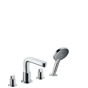 Hansgrohe Metris S - Čtyřotvorová vanová baterie na okraj vany, chrom 31443000