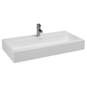 Laufen Living - Umyvadlo na desku, 1000x460 mm, s 1 otvorem pro baterii, bílá H8184380001041