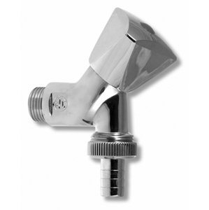 Novaservis - Pračkový šikmý ventil se zpětnou klapkou 1/2''x3/4'' SC1735