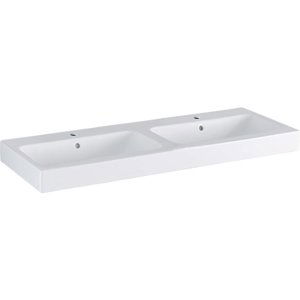 Geberit iCon - Dvojumyvadlo, 1200x485 mm, bílá 124120000