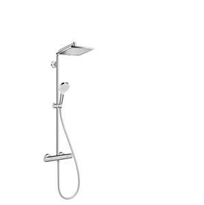 Hansgrohe Crometta - Sprchový set E 240 Showerpipe s termostatem, EcoSmart 9 l/min, chrom 27281000