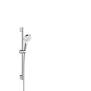 Hansgrohe Crometta - Set sprchové hlavice, tyče a hadice, Green 6 l/min, bílá/chrom 26554400