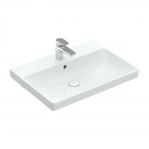 Villeroy & Boch Avento - Umyvadlo nábytkové 650x470 mm, s přepadem, otvor pro baterii, alpská bílá 41586501