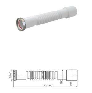 Alcadrain Příslušenství - Flexi připojení 6/4"x40/50 mm, kov A780