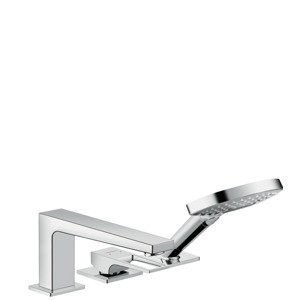 Hansgrohe Metropol - Baterie na okraj vany, 3-otvorová instalace, chrom 74551000