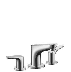 Hansgrohe Focus E2 - Umyvadlová baterie 100, 3-otvorová instalace, s odtokovou soupravou s táhlem, chrom 31937000