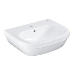 Grohe Euro Ceramic - Umyvadlo s přepadem, 550x450 mm, PureGuard, alpská bílá 3933600H