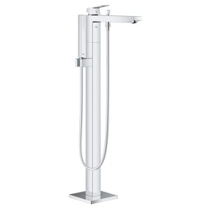 Grohe Eurocube - Vanová baterie na podlahu, s příslušenstvím, chrom 23672001