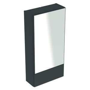 Geberit Selnova Square - Zrcadlová skříňka 850x418x176 mm, 2 dvířka, lávová mat 501.412.JK.1