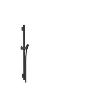 Hansgrohe Unica'S - Sprchová tyč 650 mm se sprchovou hadicí, matná černá 28632670