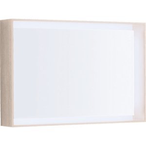 Geberit Citterio - Zrcadlo 884x584 mm s LED osvětlením, béžový dub 500.572.JI.1