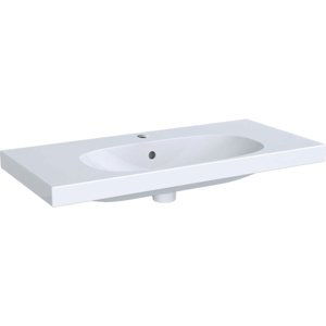 Geberit Acanto - Umyvadlo 900x422 mm, otvor pro baterii, s přepadem, bílá 500.633.01.2