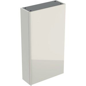 Geberit Acanto - Závěsná skříňka 450x820 mm se zrcadlem uvnitř, pískově šedá 500.639.JL.2