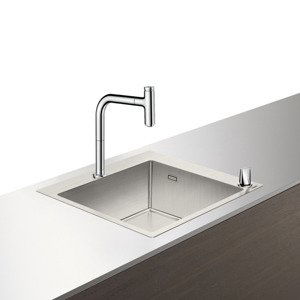 Hansgrohe Dřezy - Set dřezu a baterie C71-F450-06, chrom 43201000