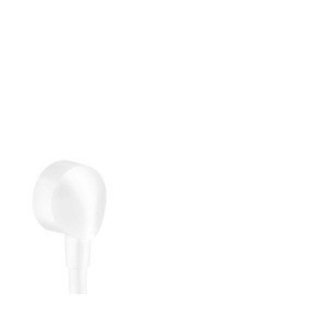 Hansgrohe Fixfit - Přípojka hadice E bez zpětného ventilu, matná bílá 27454700