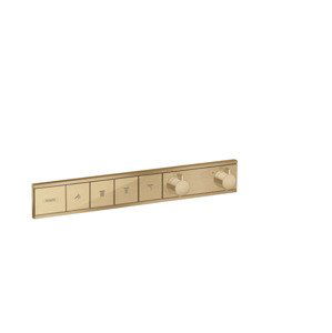 Hansgrohe RainSelect - Baterie pod omítku pro 4 spotřebiče, kartáčovaný bronz 15382140