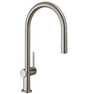 Hansgrohe M54 - Dřezová baterie Talis s výsuvnou sprškou, vzhled nerezu 72800800